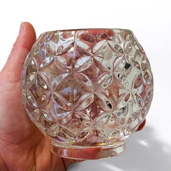 Glass Crystal Ball Candle Votive - Picture 2 of 5
